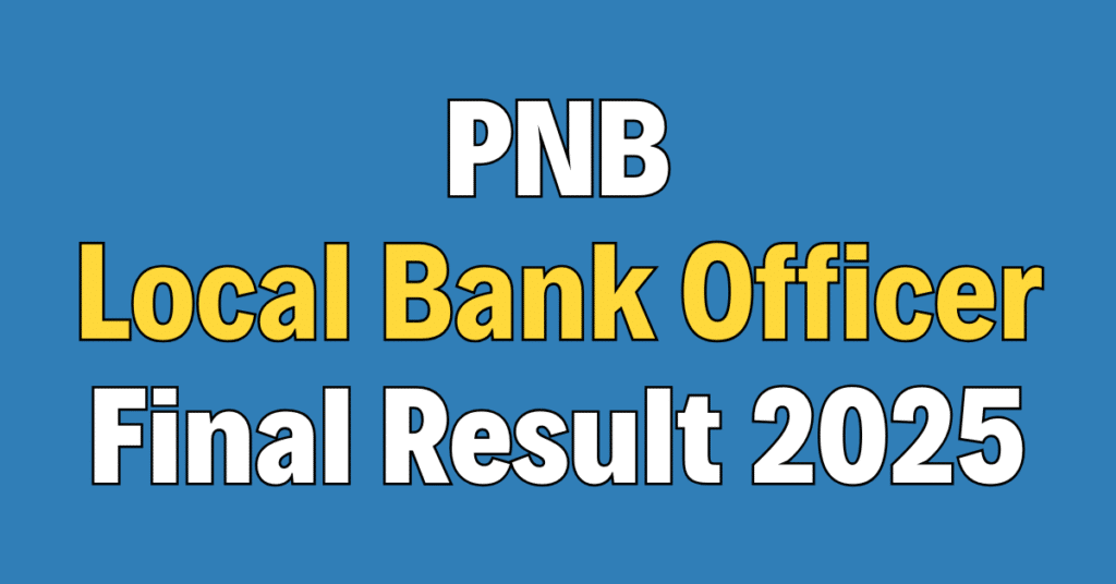 PNB LBO Final Result 2025