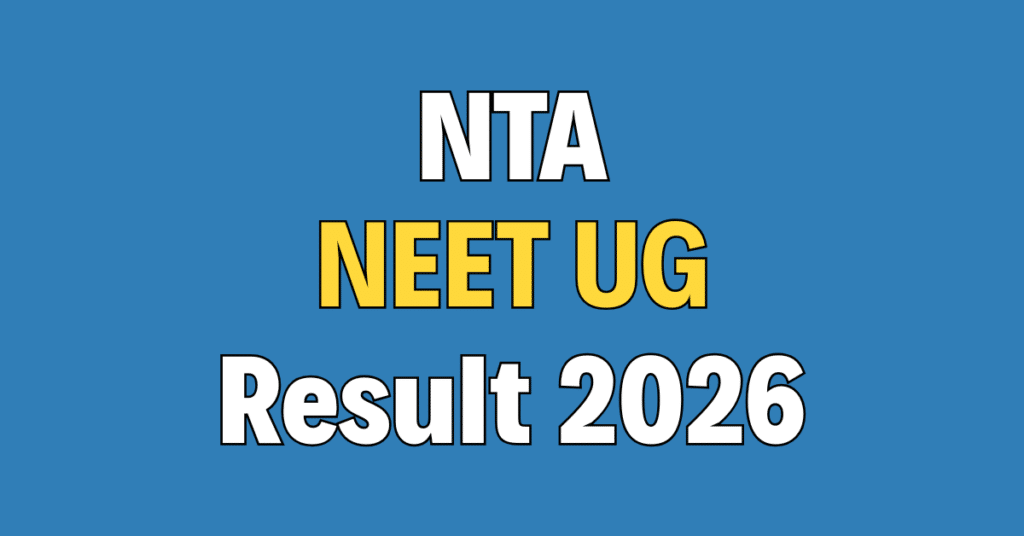 NTA NEET UG 2026 Result