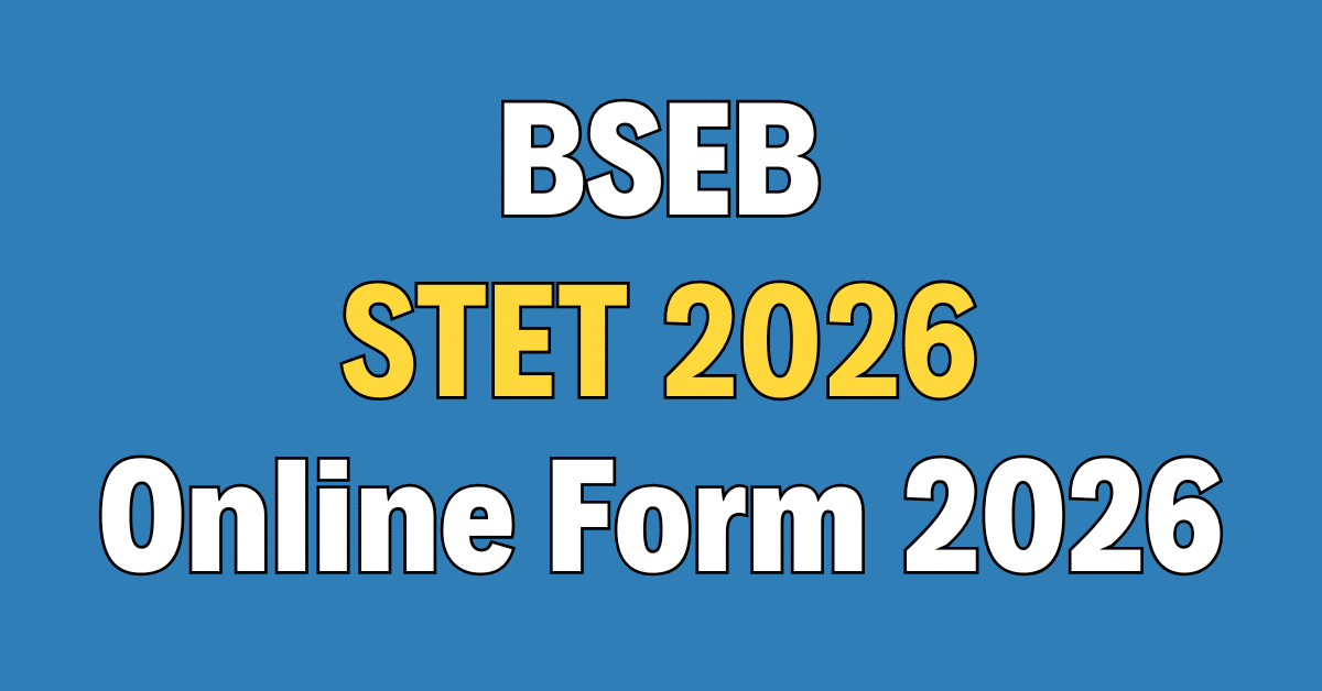 Bihar STET 2026