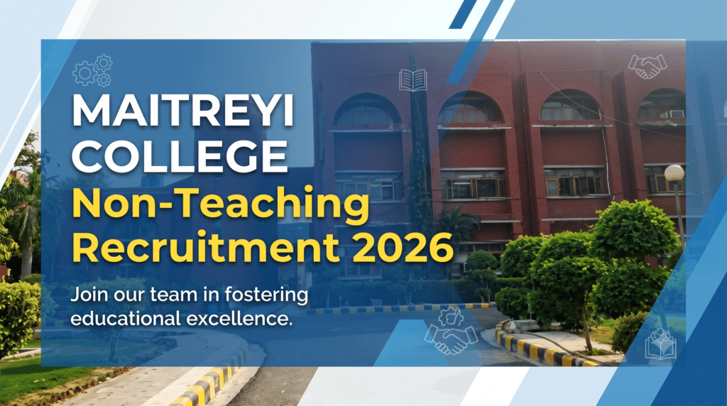 Delhi Maitreyi College Non-Teaching Recruitment 2026