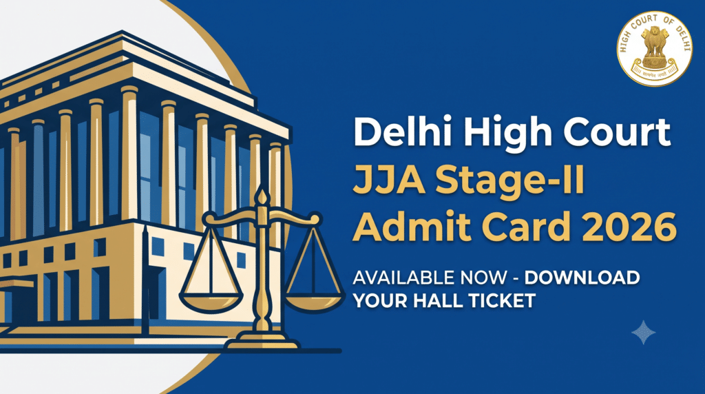 Delhi High Court JJA Stage-II Admit Card 2026