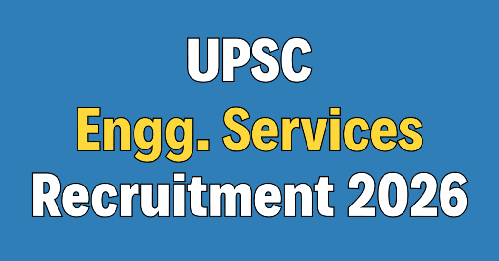 UPSC Engineering Services Examination 2027