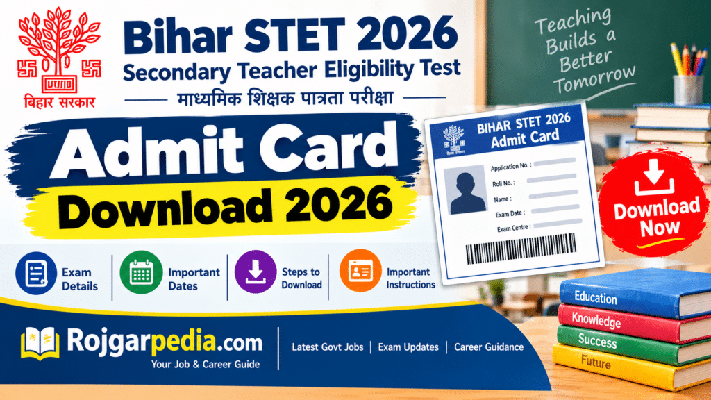 Bihar STET 2026 Admit Card