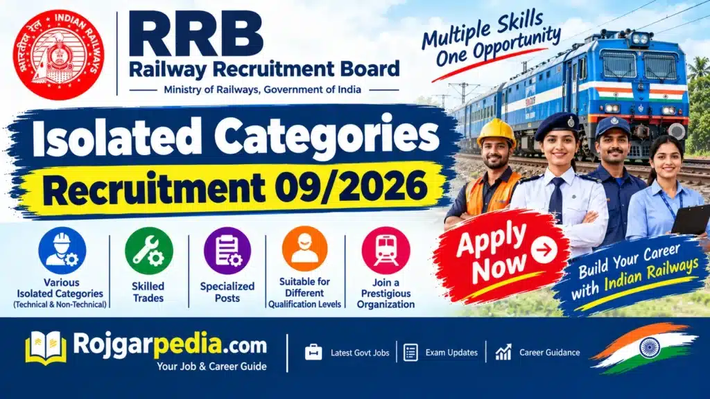 RRB Isolated Categories Recruitment 09/2026