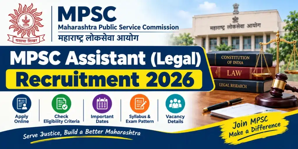 MPSC Assistant (Legal) Recruitment 2026