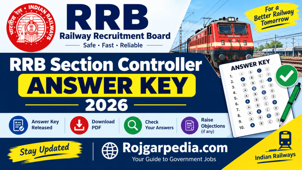 RRB Section Controller Answer Key 2026